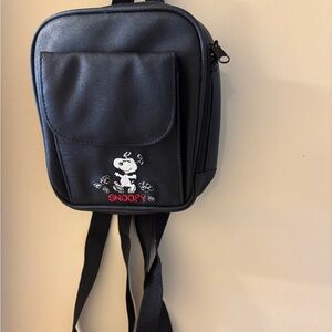 Peanuts Black Snoopy mini Backpack